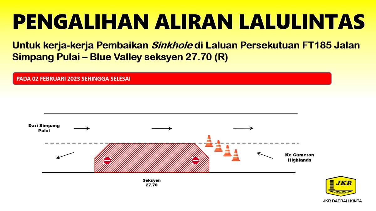 Jabatan Kerja Raya Daerah Kinta tweet media