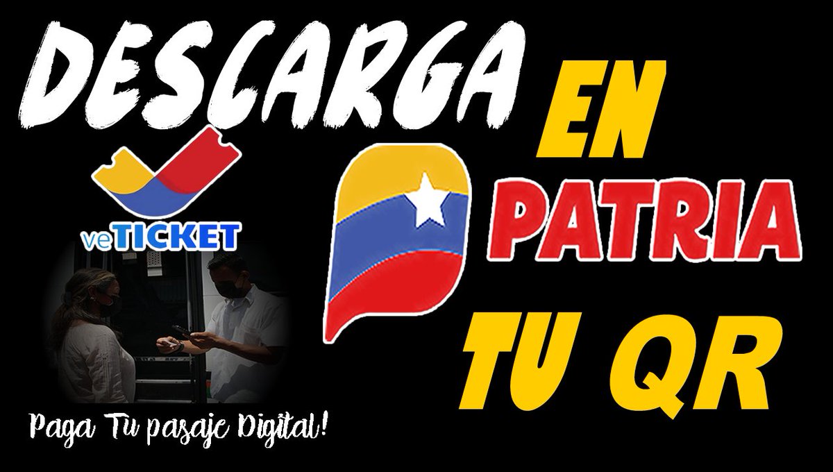 Tutorial Paso a Paso #veticket Pago de Pasaje #transportepúblico #pagodigital #pagoautomatizado #venezuela #SistemaPatria 👉youtube.com/watch?v=n99N_o…