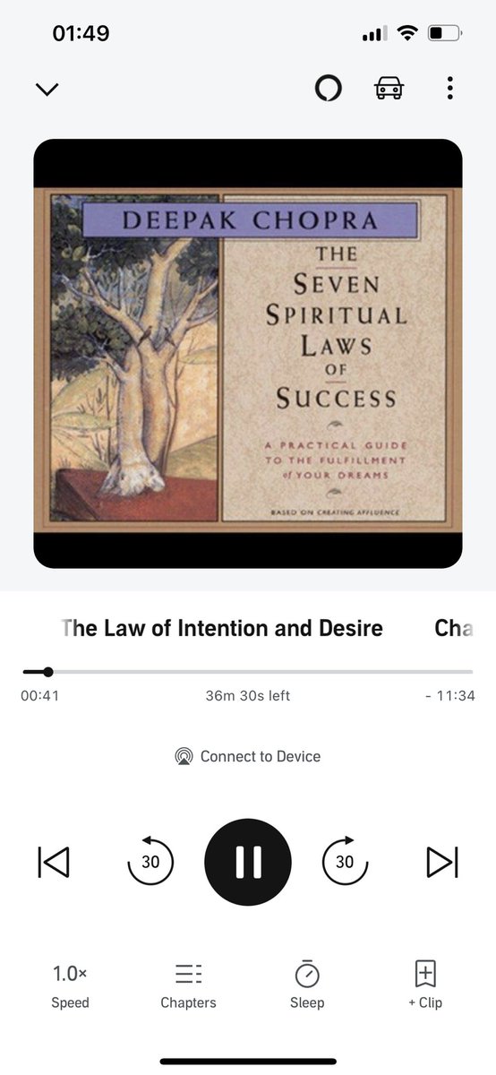 davy_mcgregor's tweet photo. Loving this listen #thesevenspirituallawsofsuccess https://t.co/PKoGmDXokA