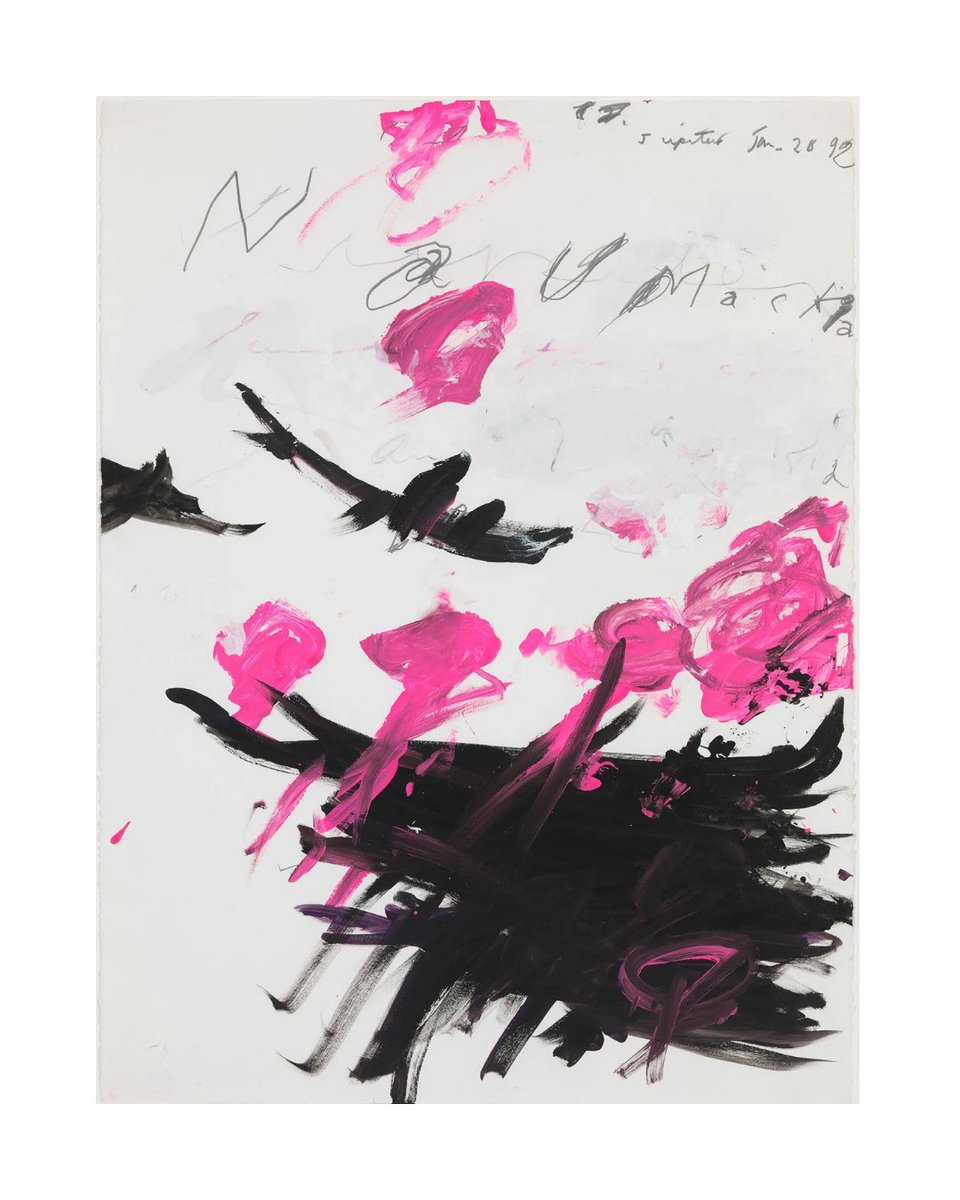 We love #CyTwombly for his understated elegance and his refusal to conform to any one art movement or style 🤌🏼🤌🏼 #art #design