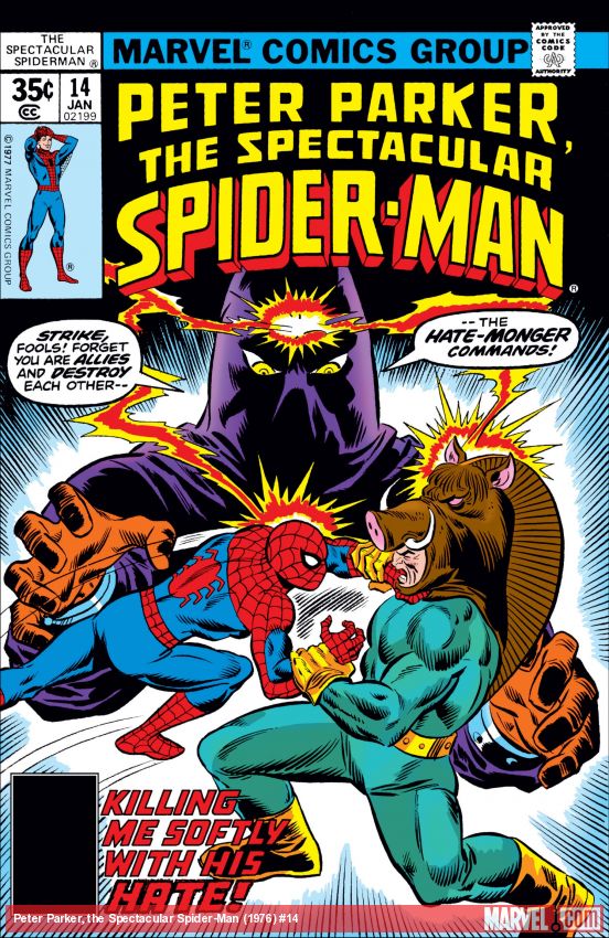 randomcomicbook's tweet image. Peter Parker, the Spectacular Spider-Man (1976) #14 published 1/1978
marvel.com/comics/issue/1…