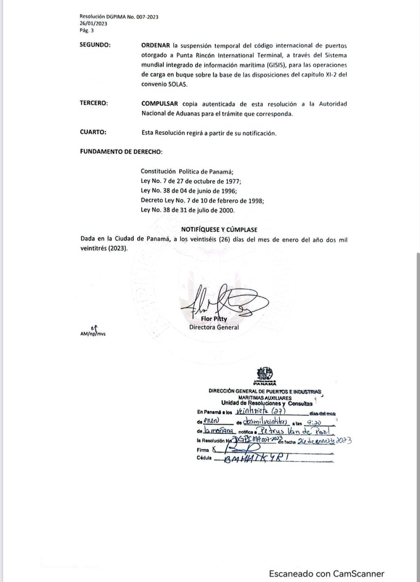 ClaridadPanama1's tweet photo. ¿Hasta cuándo?
Nada que negociar con ladrones.
Que se larguen, y mañana su junta directiva está aquí.
Finalmente el Gobierno reconoce que nunca ha tenido control de las exportaciones de FQM y suspende el puerto Punta Rincón.
Pero Morgan&amp;Morgan responden con amenazas, son mafia. https://t.co/4M9sANUJvg