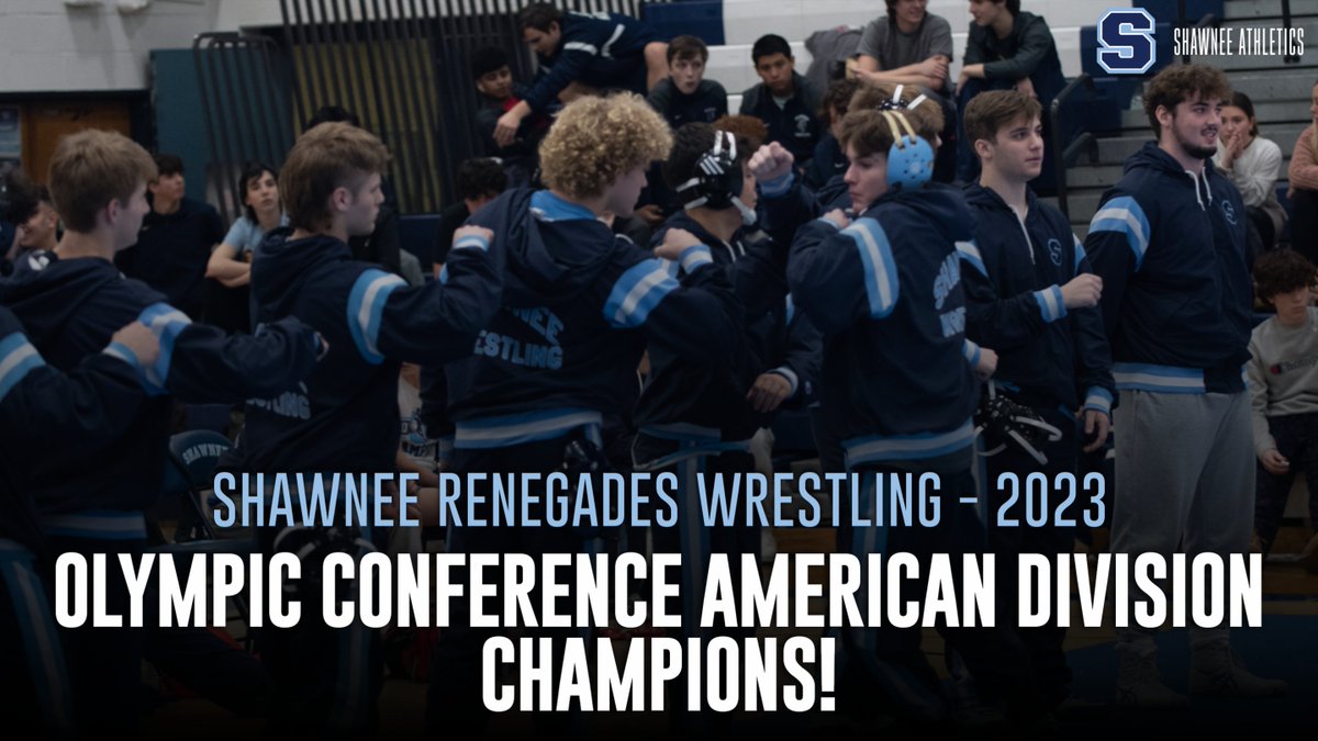 Wrestling - Shawnee 50 Rancocas Valley 18, final - Segal, Sherlock, Staples, Balzan, Moriarty, Quinn, Hunnewell, Estevez, Kokolis and Aschim pick up wins. The Renegades also earn the Olympic Conference American Division Championship for the second consecutive season!