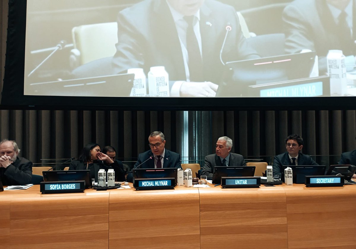 Contribution of #revitalization process 2 future of #UNGA was topic of useful <a href="/UNITAR/">UNITAR</a> workshop today. Amb <a href="/MichalMlynar/">Michal Mlynár</a>, former Ad-hoc Working Group co-Chair during UNGA 73rd, 74th &amp; 75th sessions, was among main panelists, exploring trends &amp; challenges of revitalization process.