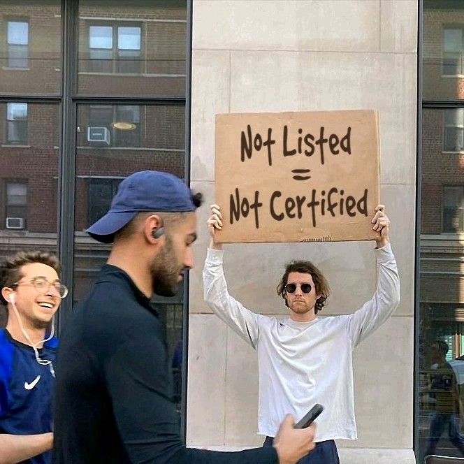 hvicertified.org 
Not listed = Not certified