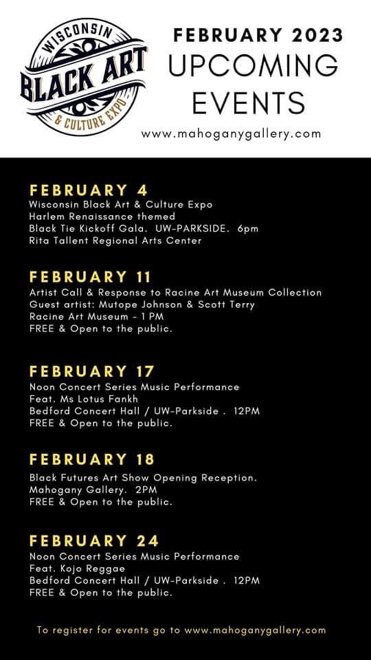 bcdracism's tweet photo. More #BlackHistoryMonth goodness! See what’s coming up and check out Mahogany Black Arts &amp; Cultural Center for details! https://t.co/cd9hjdaHO9