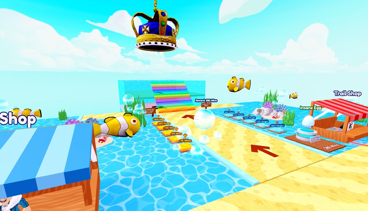 FunFirstGames's tweet photo. ‼️ Check out the new Atlantis world in "+1 Weight Every Second"! Have you completed it yet? 🏆#Roblox #RobloxDev 

Link: https://t.co/exx9tm7sig https://t.co/bFBbLWnC8h