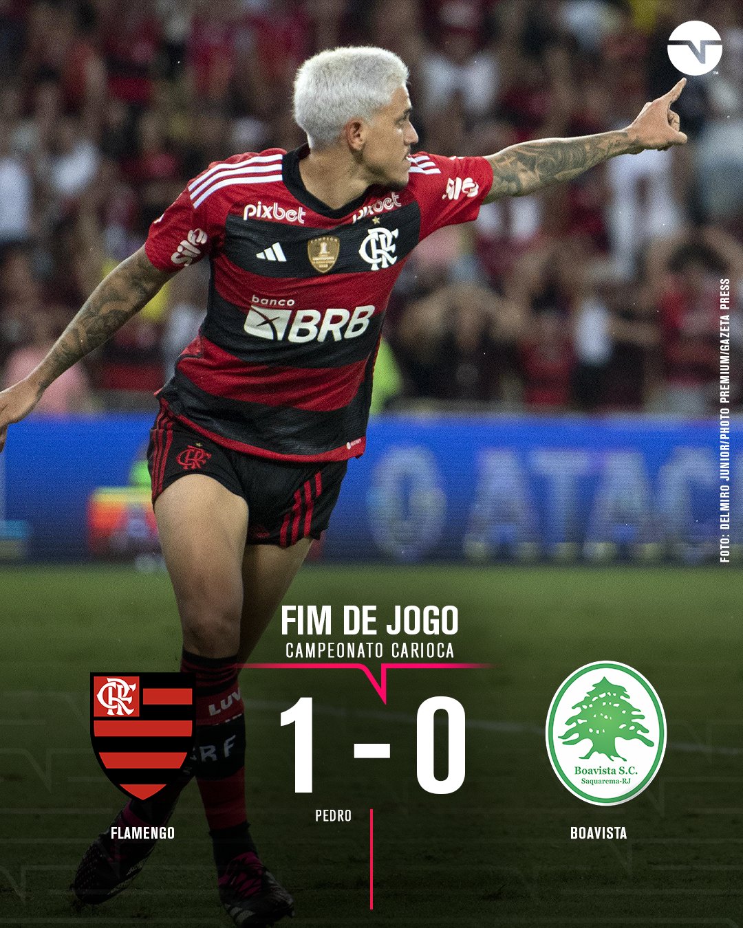 FINAL DE JOGO! FLAMENGO VENCE BEM! O - TNT Sports Brasil