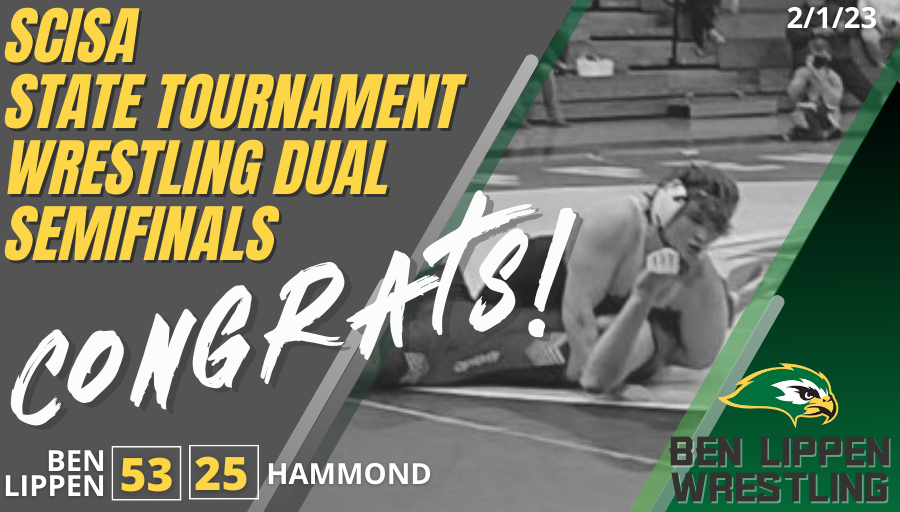 BenLippenSports's tweet image. 👏👏The Falcons are going to the SHIP!!!👏👏
The Falcons defeated the Skyhawks in the SCISA State Wrestling Semifinals on the home mats!
Come out Saturday and cheer on the Falcons to VICTORY!!!