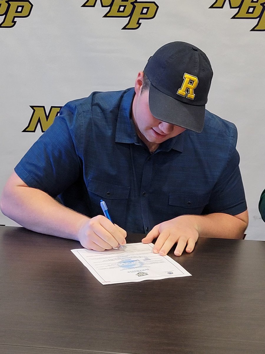 NBP_Football's tweet image. Congratulations to senior OL Graham Mathieu on singing with the University of Rochester to continue his academic and athletic career.