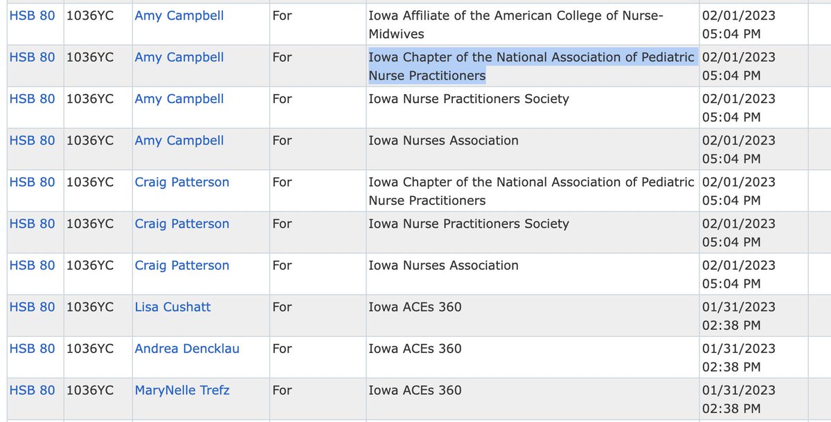 2/ Big thanks @IowaACEs360 @IowaNursesAssoc @AcnmIowa & Nurse Practitioners associations for  supporting the bill. Contact your #Iowa House legislators asking them to vote yes to HSB 80 to license Certified Professional #Midwives. Stay tuned for more on the Senate side! #ialegis