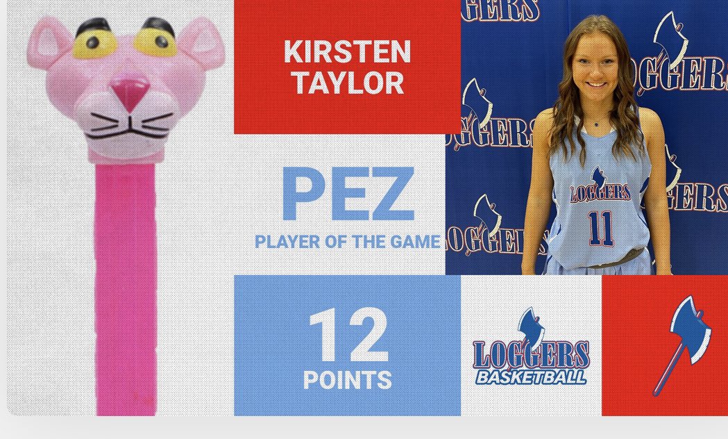 The PEZ Player Of The Game is <a href="/KirstenTay10/">Kirsten Taylor</a> Kirsten was instrumental in the Logger’s win over #7 Lake Land #LoggerStrong  #ProveEmWrong