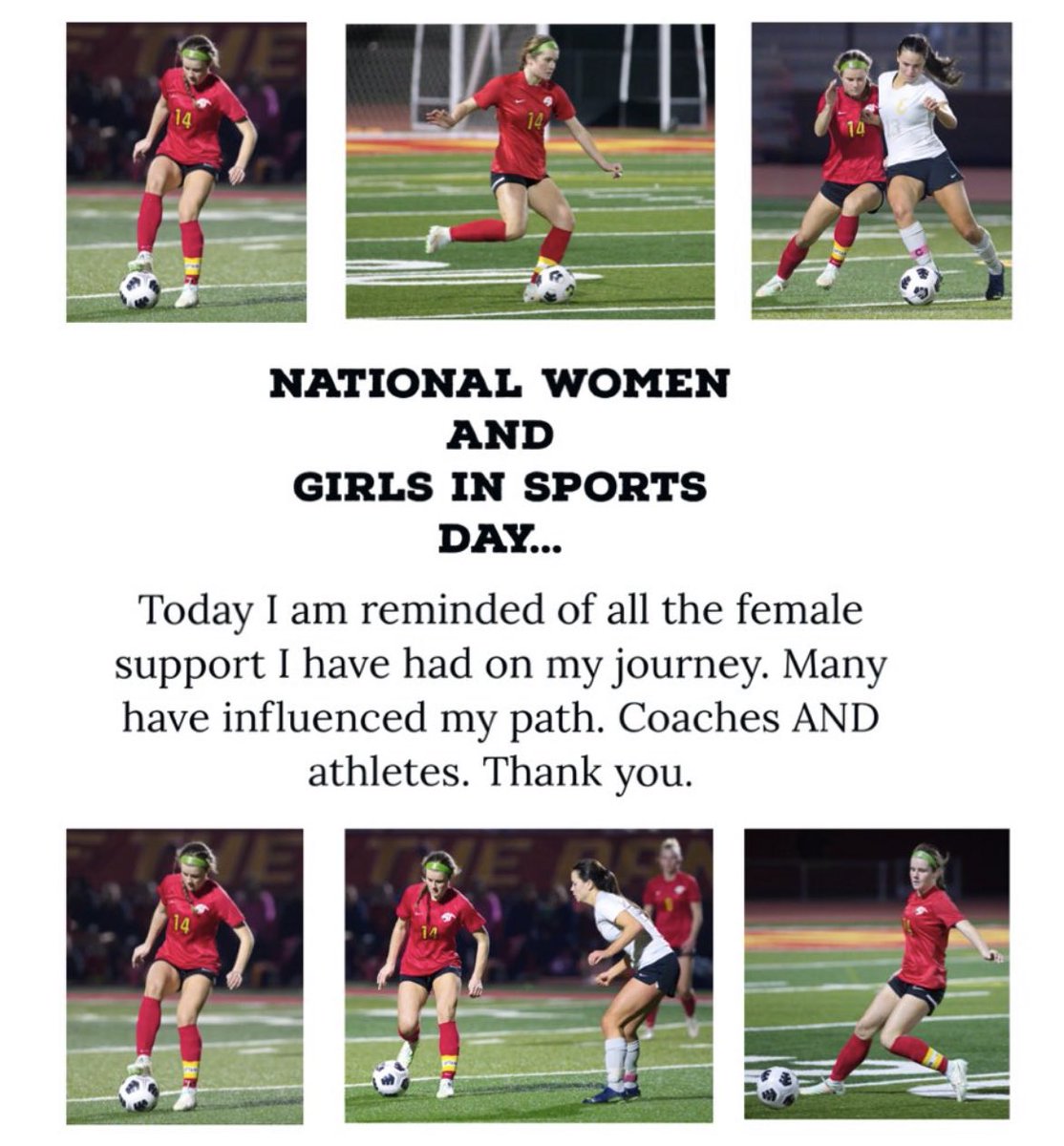 I feel very lucky to be on this soccer journey in 2023! @NcsaSoccer @womencoaches @NCAASoccer @naia
