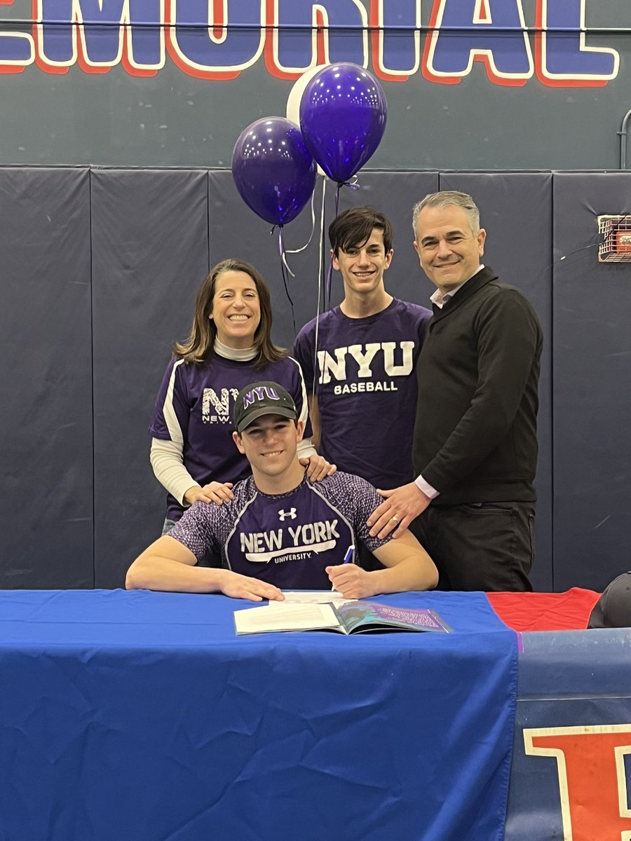 LHP <a href="/MilesKessler3/">Miles Kessler</a> from <a href="/baronsbaseball/">B-CC HS Baseball</a> signs with <a href="/nyuniversity/">New York University</a> ⚾️ to play for Coach <a href="/CoachKimbler/">Douglas Kimbler</a>