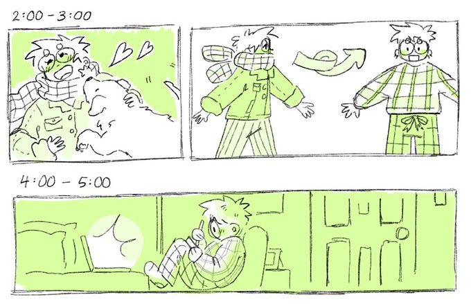 puts on pajanimas #hourlycomicsday 
