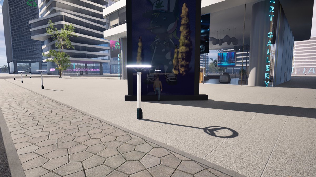 108Bhakta108's tweet photo. Building the @CryptoverseVIP on Unreal Engine 5 is brilliant.
I can get over the rippling water, fountains, reflections, and the play of light and shadow everywhere.
Here's some interesting discoveries I made in #CryptoverseEarlyAccess.
See if you can spot them π https://t.co/dELK7cBZam