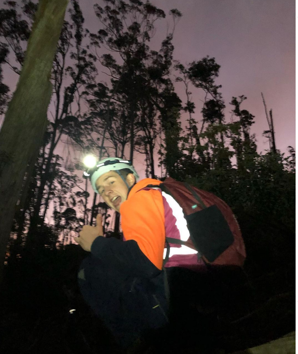 E_R_Australia's tweet photo. Spotlighting surveys with ERA are a ton of fun (and save endangered gliders!). #lifeinthefield #southerngreaterglider #traineeecologist https://t.co/p3iyg24VA7