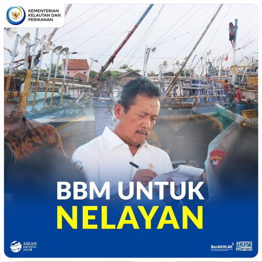 #SahabatBahari, KKP terus berupaya meningkatkan kesejahteraan nelayan melalui sinergi dengan stakeholder guna mendorong pertumbuhan ekonomi sektor kelautan dan perikanan

#KKPPeduliNelayan #BBMMurahUntukNelayan #KKPThrive #SaktiWahyuTrenggono