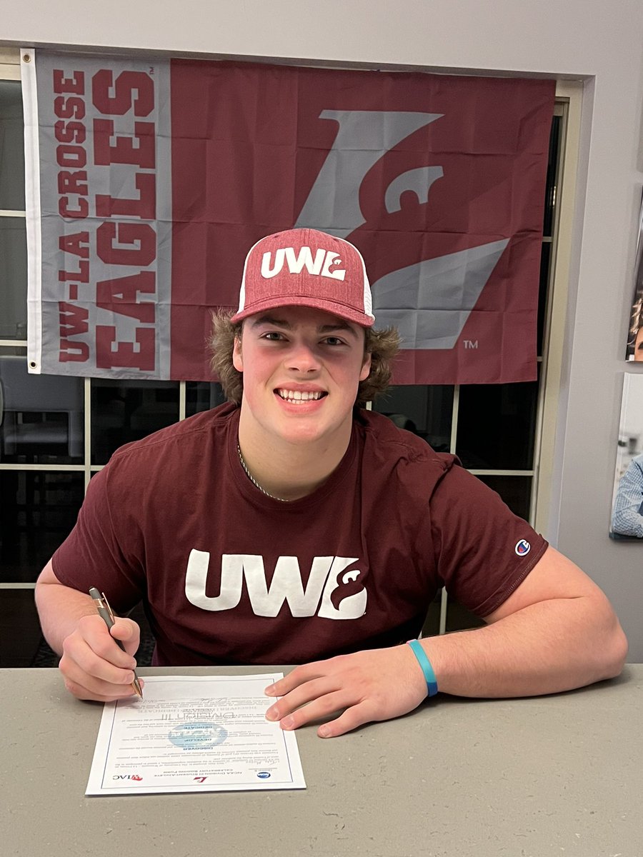 Officially an Eagle 🦅  <a href="/UWLEagleFB/">UW-La Crosse Football</a> <a href="/UWLCoachJanus/">Matt Janus</a> <a href="/CoachCollicott/">Mitch Collicott</a>