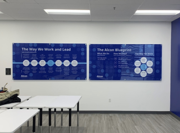 Employees are leaving #companies at a rate that is higher than ever seen before and replacing them is becoming increasingly difficult. #EmployeeRetention and #recruiting are one of the largest problems that companies face right now... does your #signage engage your #team?