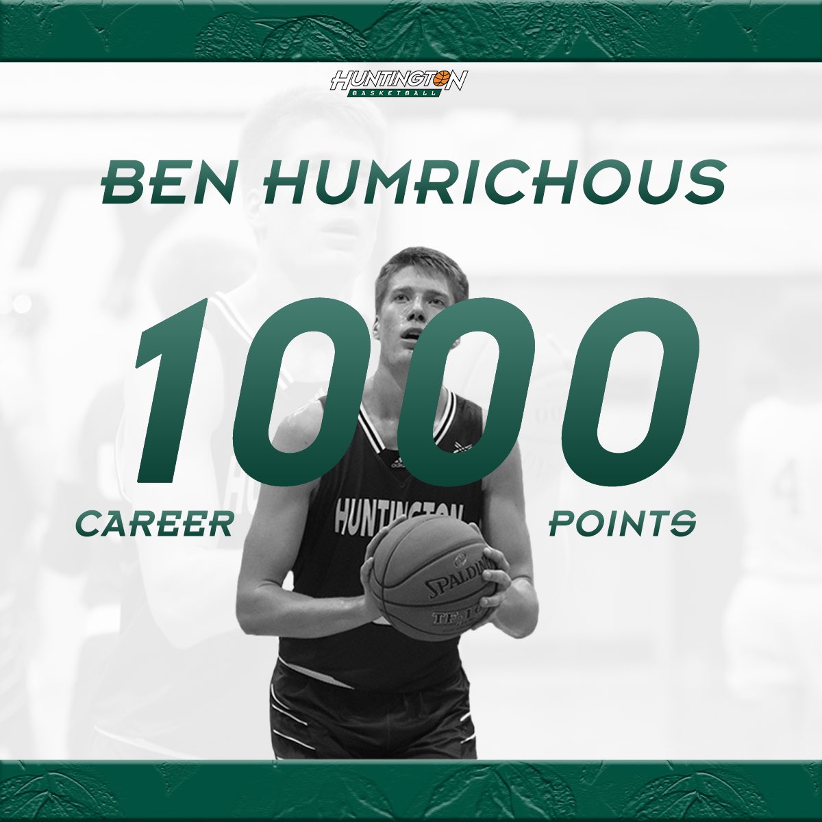 Congratulations to junior guard, Ben Humrichous, for scoring his 1,000th career point tonight! 

🌲🏀🪓

#chopwood
