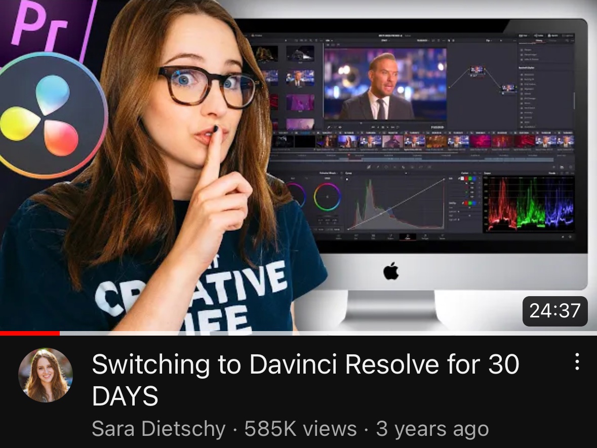 saradietschy's tweet photo. When you’re too early with the trends🤣
I think it’s time to remake at least a Resolve video again. But usually videos are more interesting when you have something to complain about and after 3 years I really don’t have any complaints haha https://t.co/LvatYFBGlC