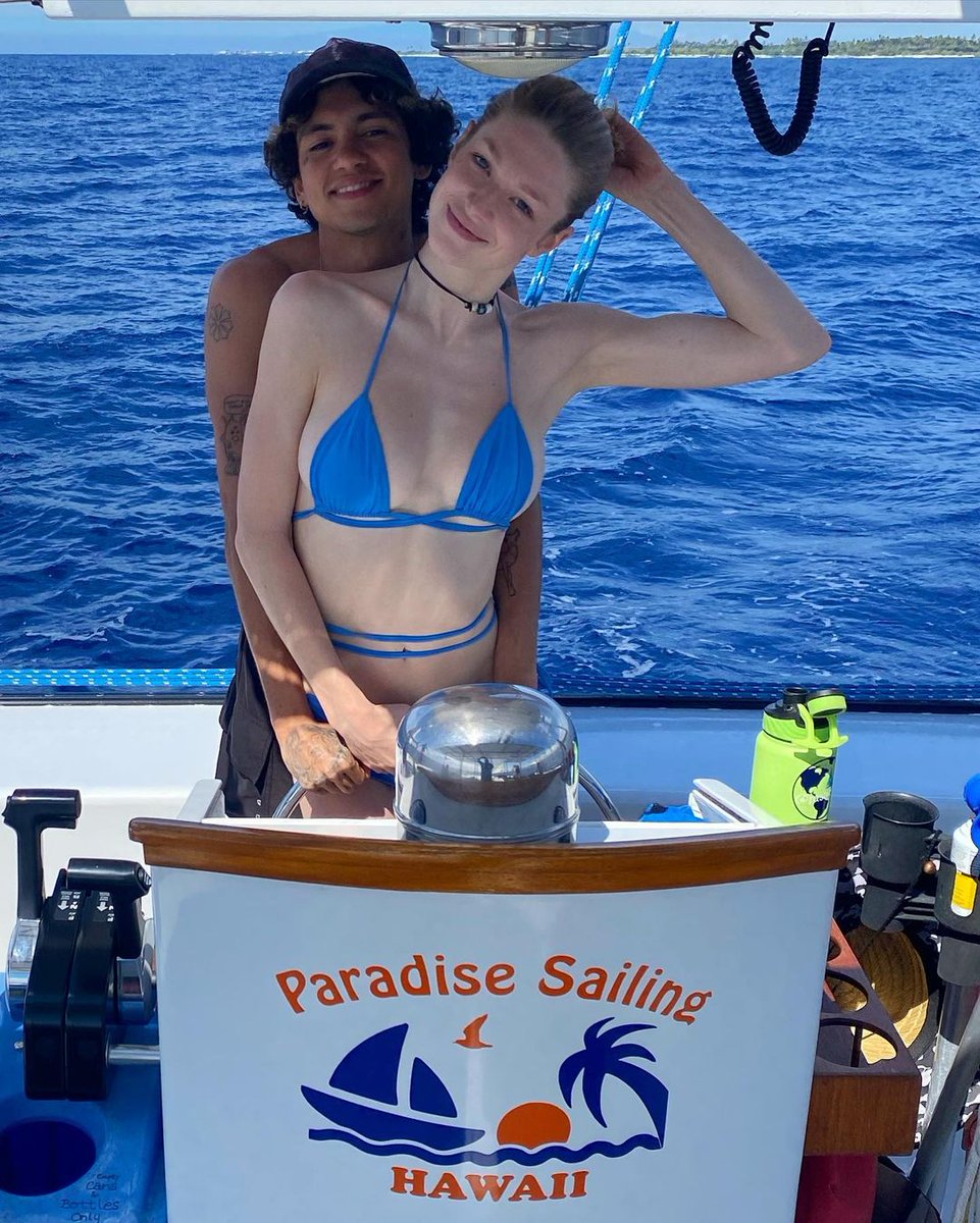 schaferfiles's tweet photo. hunter schafer and dominic fike. https://t.co/9oLmxbePcI