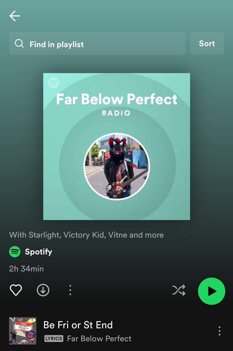 thatpoppunkwolf's tweet image. Did you guys know Far Below Perfect has generated enough attention to have a radio station on Spotify?! I look through it and saw two familiar face! @kennyoungx and @RDR_Official