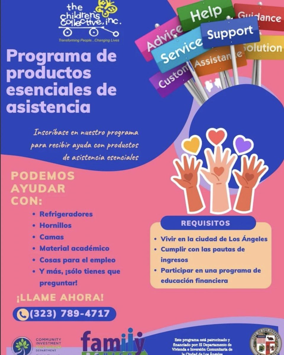 pasc_la's tweet image. Essential Support Items Program Programs de Productos Esenciales de Asistencia  @ChirpLosAngeles #essentialsupport #peopleinneed #LosAngeles #LACounty