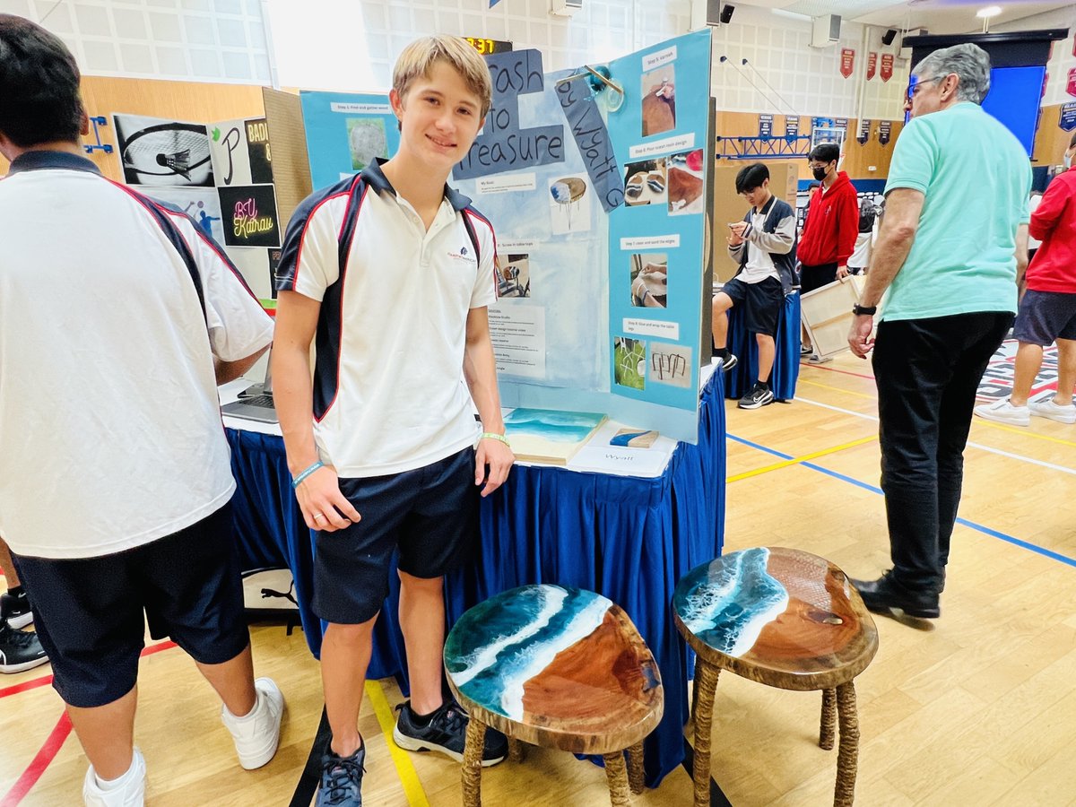 SAISSingapore's tweet photo. Our Grade 10 students were proud to present a variery of products at the 2023 Personal Project Exhibition!
We had 169 projects on display that ranged from sustainable arts & crafts, resin table, animal cruelty, and more!
#SAISRocks #CognitaWay #PersonalProjectExhibition https://t.co/5bUhhPoqI4