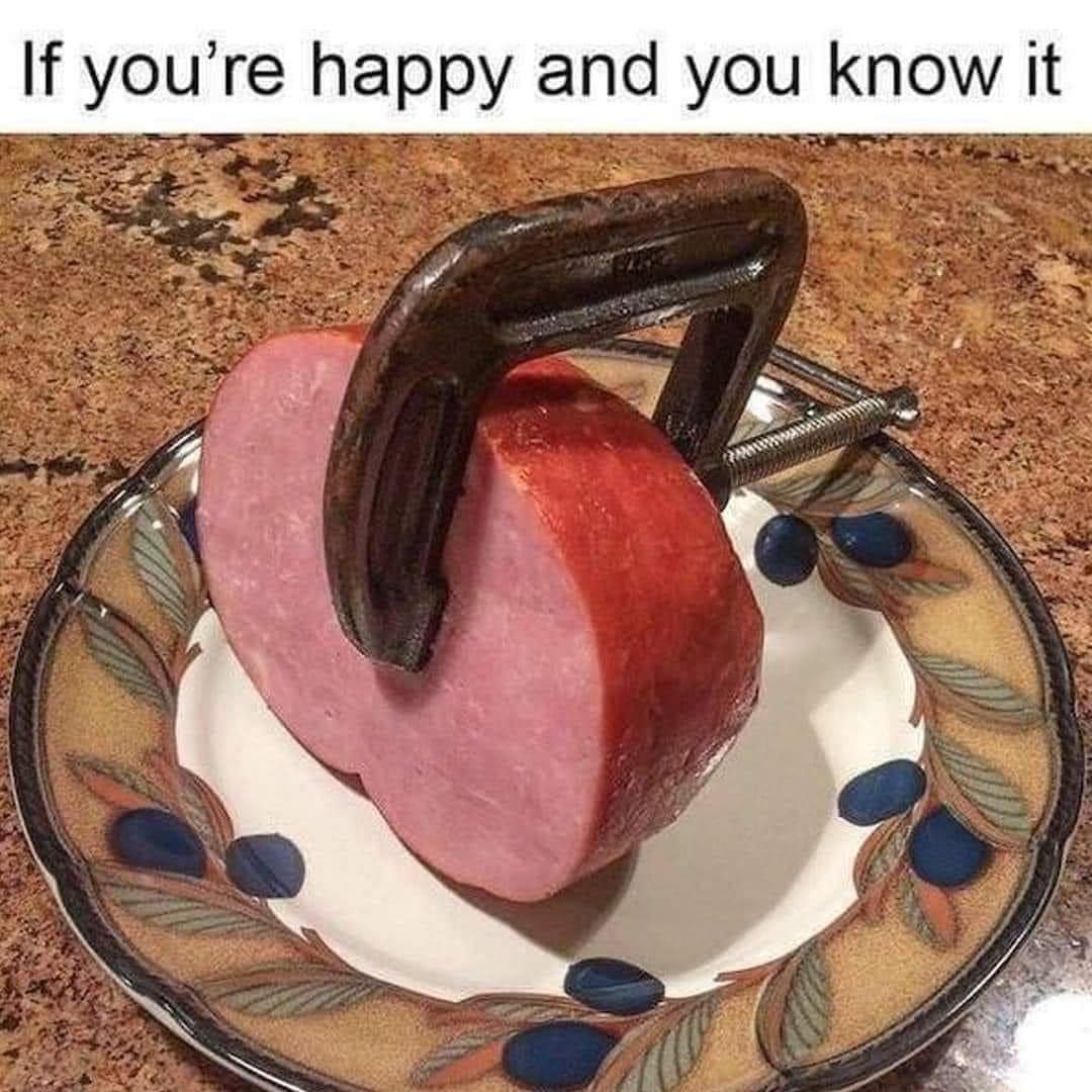 Sassafrass_84's tweet photo. Clamp your ham. So, inappropriate meat bondage. https://t.co/kzqipYgQot