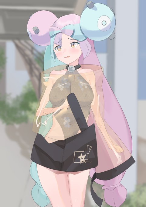 skeb絵です、半透明パーカーで露出プレイしてるナンジャモ描きました。
リクエストありがとうございました。 