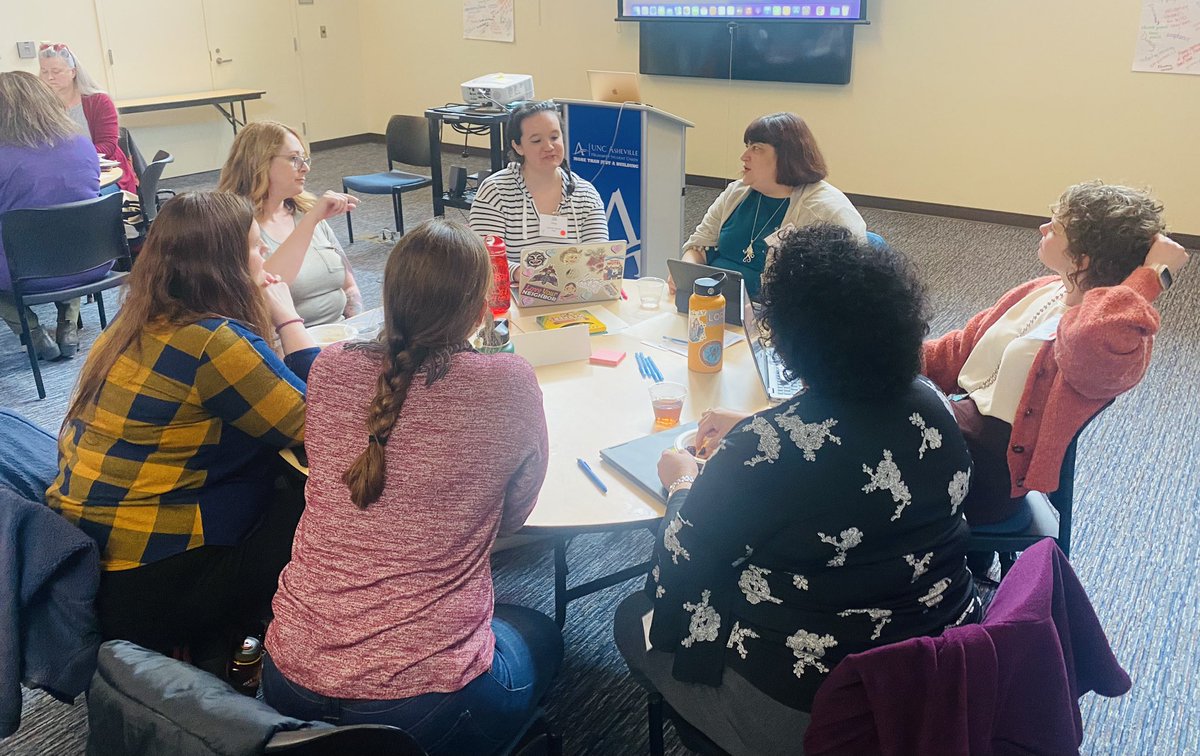 Such an inspiring #RTLN kick off with <a href="/GEARUP_NCWest/">Appalachian GEAR UP</a> districts. Thank you @TheresaGibson19 <a href="/A_Kazouh/">Ashley Kazouh</a> <a href="/nmangum/">Nancy Mangum</a> <a href="/theNCForum/">Public School Forum</a> <a href="/DudleyFloodCtr/">DudleyFloodCenter</a> <a href="/ParticipateLrng/">Participate Learning</a> <a href="/LeadingEDge4U/">Leading EDge Learning</a> for your vision and <a href="/CorinneSmith22/">Corinne Smith</a> for your leadership. #UnitingOurWorld