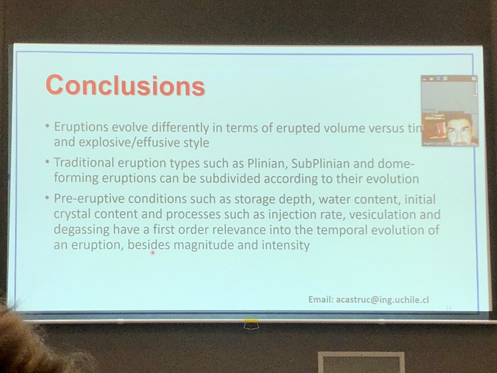 How do we classify volcanic eruptions? Castruccio proposes considering the temporal evolution of magma eruption rate #IAVCEI2023