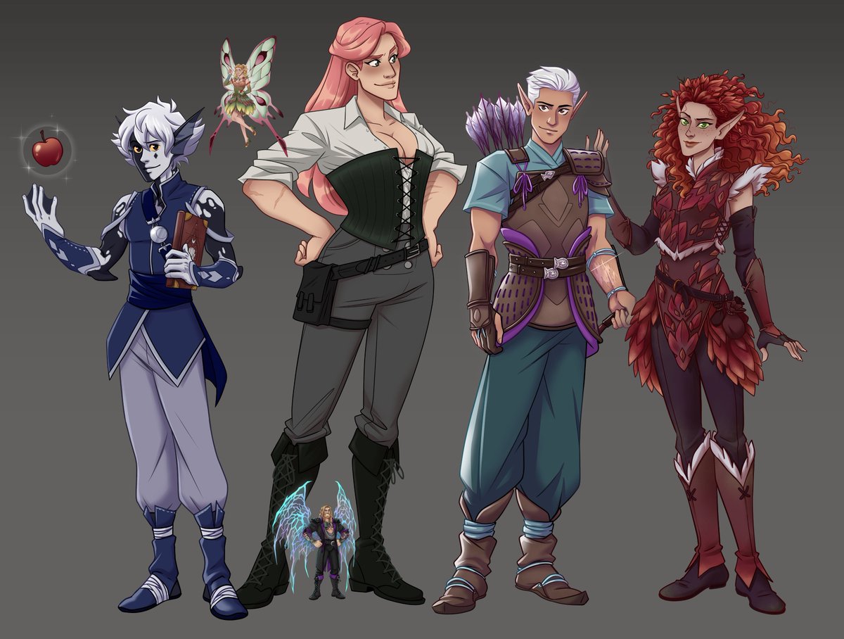 BizarreDND's tweet photo. In search of their stolen memories, a peculiar bunch gathers at the Witchlight Carnival. Meet Amaril, Karine, Paz, Dará, Phael &amp; Syelid.

The artwork of this page belongs to @Atoupik1
and @/ceara_marron on IG.

DM: @DeliriumQueen
 
I, Konrad, will be your guide through this story https://t.co/VWaz8yus1U