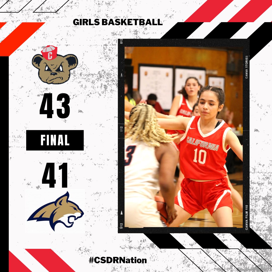 csdrathletics's tweet photo. Third place in Arrowhead league secured π
#CSDRNation | #GirlsBasketball | #CIFSS | #ArrowheadLeague https://t.co/oZu8dFAFCy