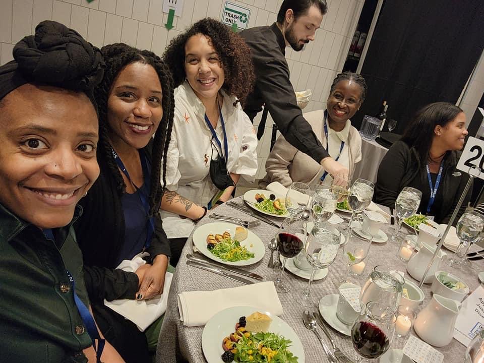 MeredithAkins's tweet photo. How fun was last night spending time with my colleagues and friends at the School Professionals of Color (SPoC) Dinner at Collegiate School! And Michael Mwenso’s Ancestral Communal Listening was POWERFUL! Thank you to all my BIPOC educators out there making a difference. https://t.co/VwKTDxGbrA