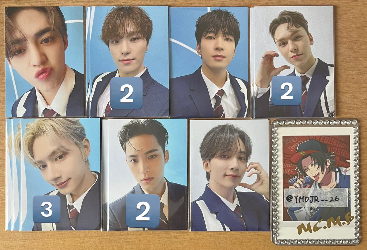 SEVENTEEN セブチ トレカ 交換
DREAM ドリーム
譲→ディノ ウォヌ ミンギュ ウジ スングァン ミンハオ ジュン バーノン
画像の数字が所持数です✧
(1部お声かけ中)
求→ドギョム
身内分ですが当方が責任を持って最後までお取引させていただきます◎