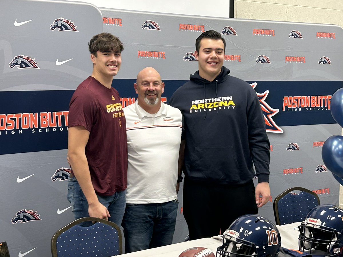 Congratulations to Connor Lopez and Cade Alisa. They both signed their LOI today. 
Connor- ASU
Cade- NAU