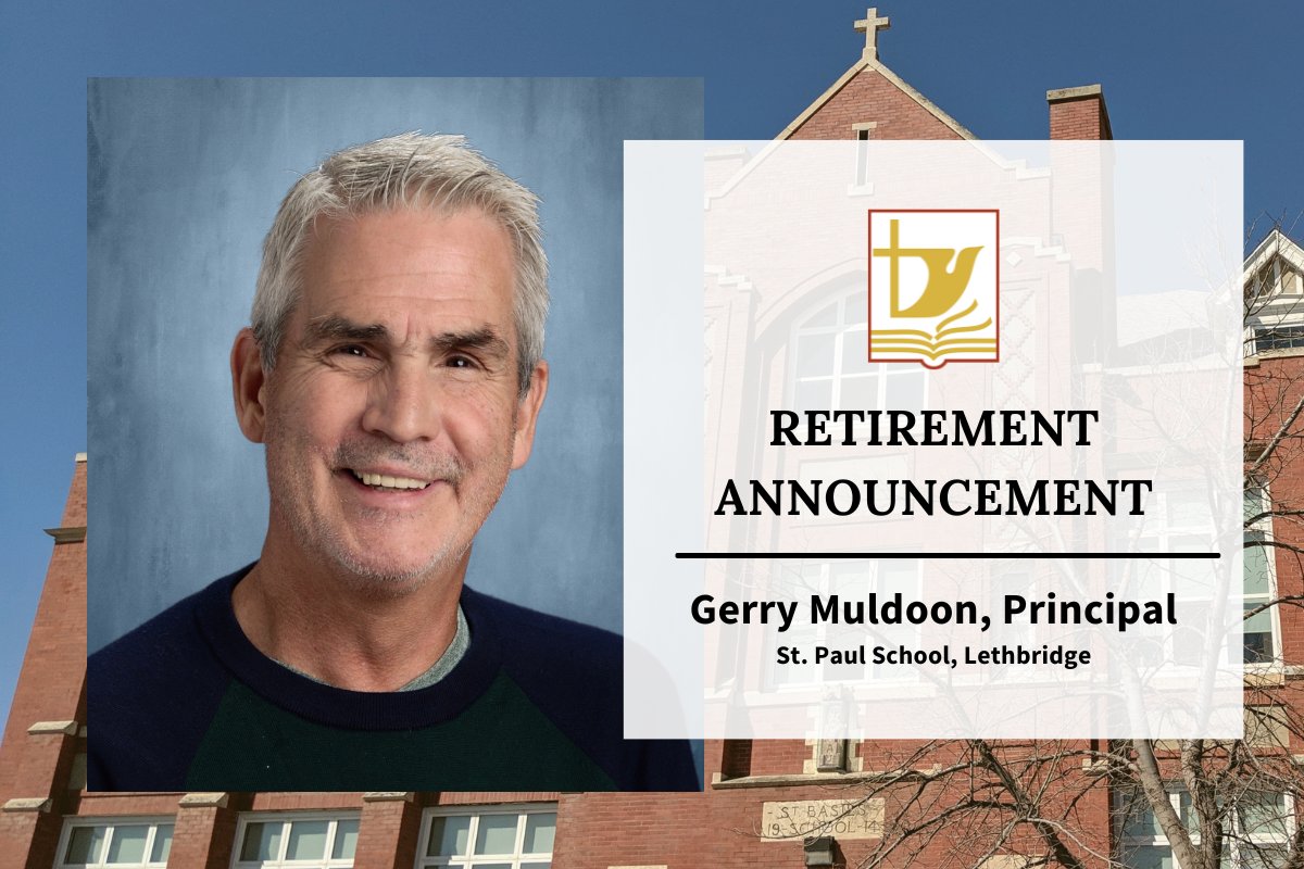 Join us in honouring some of our educational leaders as they prepare to retire this year. 

With an educational career spanning nearly 40 years, @GerryMuldoon has served #hs4 since 2007.  He has been Principal of <a href="/StPaulSpirit/">St. Paul School</a> since 2013.  ow.ly/mFfP50I2J74 <a href="/SFleth/">SFleth</a>