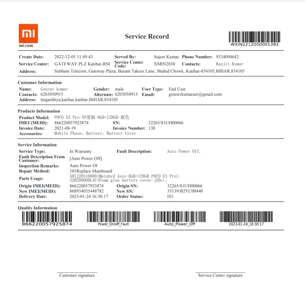 SonuSwappy's tweet photo. @IndiaPOCO Yes, and under this tricolour you looted Indian customers. After failure of #Pocox3pro now pocox5pro, another trick to cheat. 
Replace my phone, job no - WXIN2212050001393 but still facing the problem. Do something. @cmanmohan @IndiaPOCO @MiIndiaSupport @jaimani @POCOSupport https://t.co/XG0kbh90O0