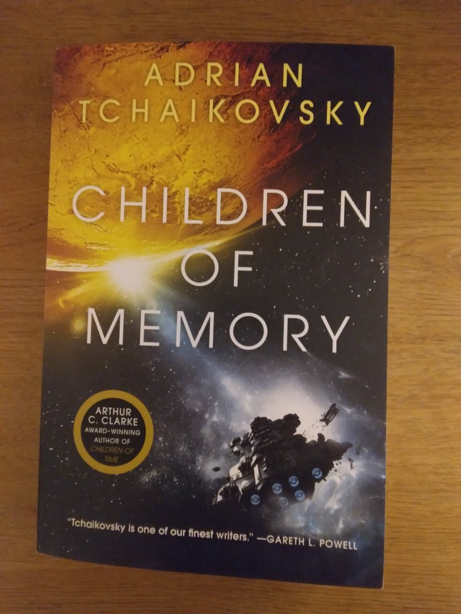 ICEzeokoli's tweet photo. Got #ChildrenofMemory today cuz I couldn't help myself! I haven't even started the second book yet, so the last book to this epic saga will have to wait.
#readingcommunity #reading https://t.co/9tuUC6QvxH