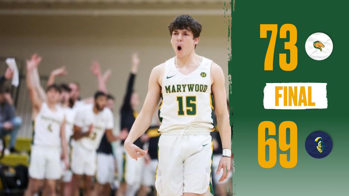 Big time win tonight for the guys! Hard fought battle from start to finish. Back to work as we hit the road Saturday for a matchup with Cabrini University! 🏀🐎