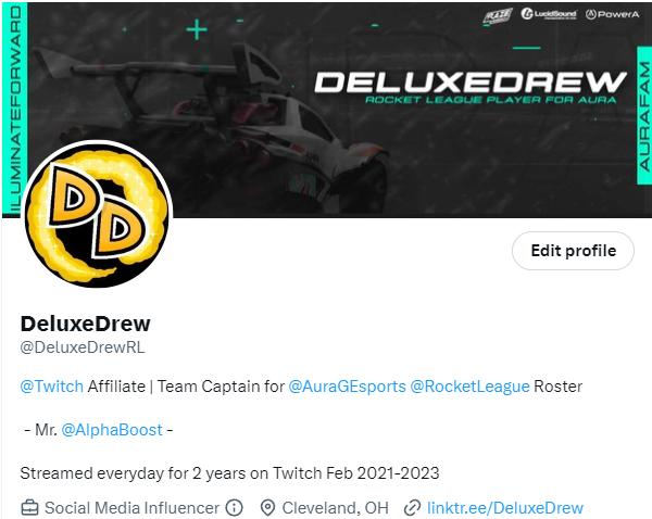 DeluxeDrewRL's tweet photo. Completed the #2YearChallenge today! 730 days in a row of streaming on Twitch!
It's been a fun 2 years, but we're ending the streak there! What an awesome experience, sharing my progress as an RL player, & as a human being with my community! ty to all the ppl I met along the way https://t.co/oRArqVNzdv