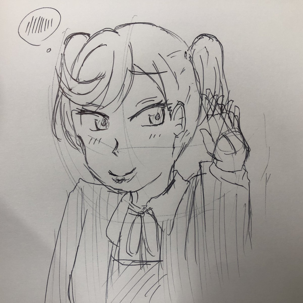 あとで清書します #ツインテールの日 