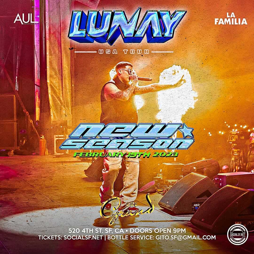We are only 18 days away from El Niño AKA Lunay Performing LIVE at The Grand Nightclub. Get your tickets now at SocialSF.net