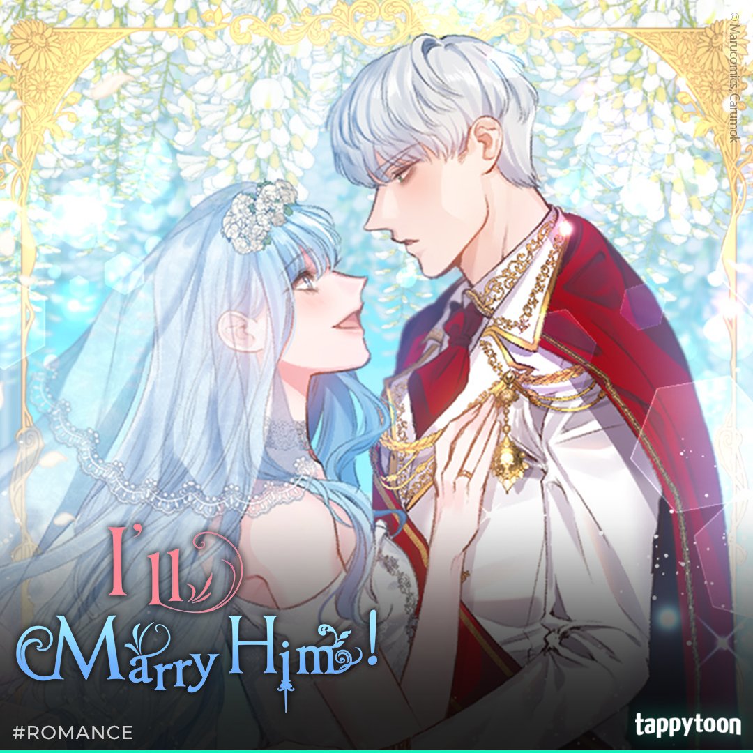 COMPLETED SERIES 💍 I’ll Marry Him! It was a simple contract marriage. All Lilian needed to do was to keep the emperor well-rested by helping him to sleep. But the emperor falls in love with her… Read on Tappytoon 👉 bit.ly/IllMarryHim #Romance #Tappytoon #Comics