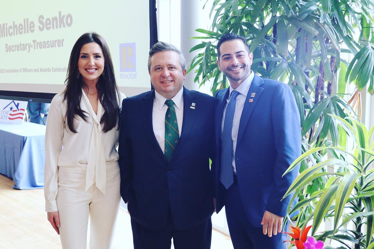 SenkoRealEstate's tweet photo. officially sworn in✨
I will proudly be serving as your Secretary - Treasurer
David Onufer as Vice - President
& Dominic Janidas as our 2023 RAMP President!#2023 #realtors #ramp #pittsburghrealestate #treasurer #michellesenko #realtor #realestate #communityfirst #parealtor #pgh https://t.co/cGo5JnXGTy