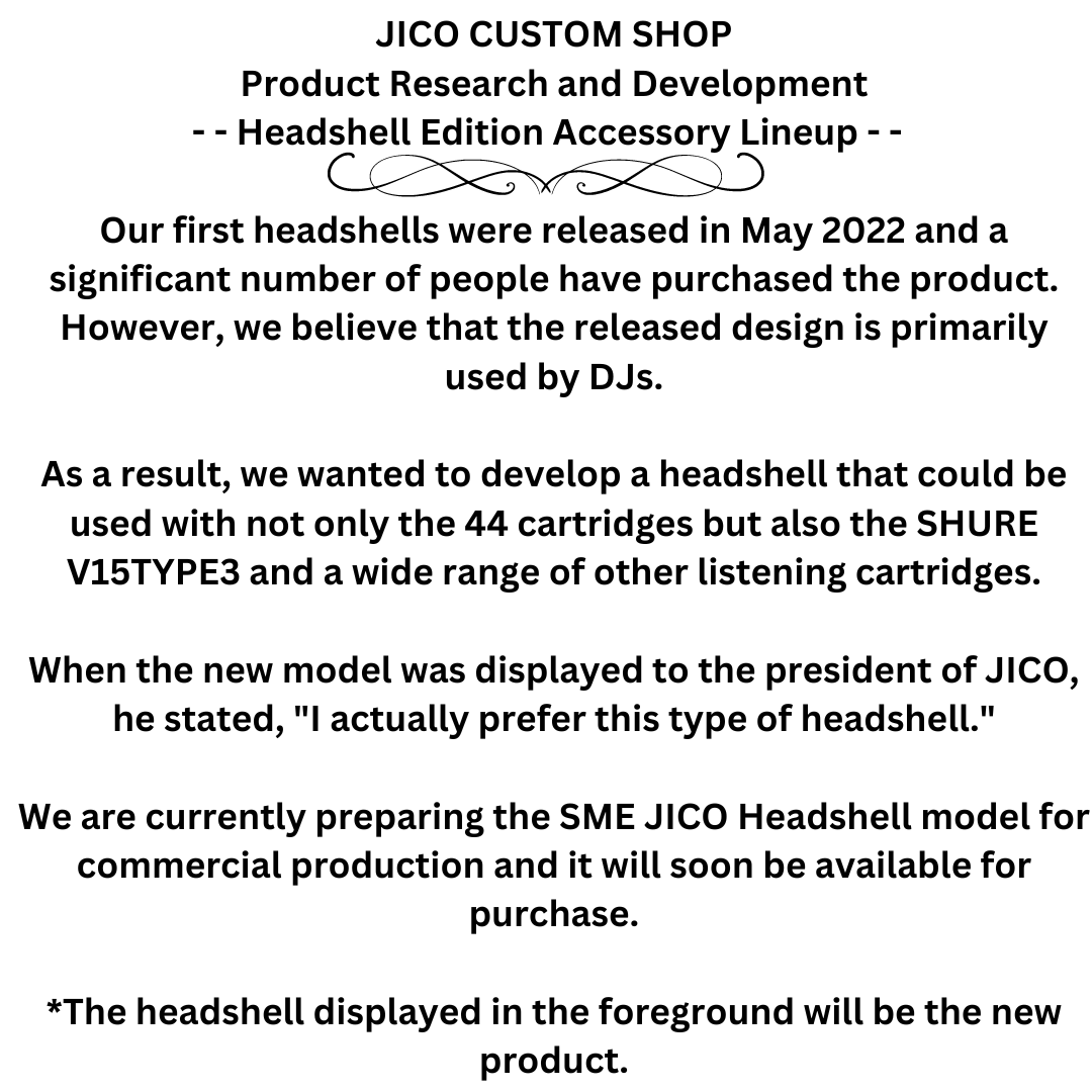 JICO_INT's tweet photo. JICO CUSTOM SHOP
Headshell Research & Development
#JICO #JICOCustomShop #JICOAccessory #Accessory #lineup #productresearch #research #development #audiophile #HiFi #audio #turntable #vinylrecords #headshell #SMEheadshell #SME #newproduct #audio #analog #audiogear https://t.co/GNG44ZG8Is