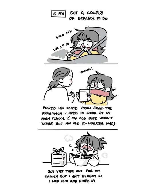 anotha year of hourlies done YIPPEEEE😊 #HourlyComicsDay2023 (4/4) 
